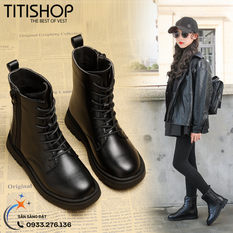 Giày Boot Bé Gái (27-37)