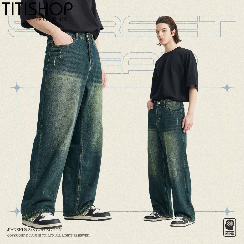 Quần Jean Nam Ống Rộng( Đặt 5 Ngày)