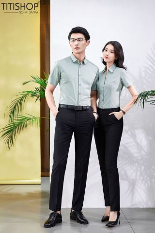 Đồng Phục Sơ Mi Titishop SMC121 ( Bamboo ) Free Thêu Logo