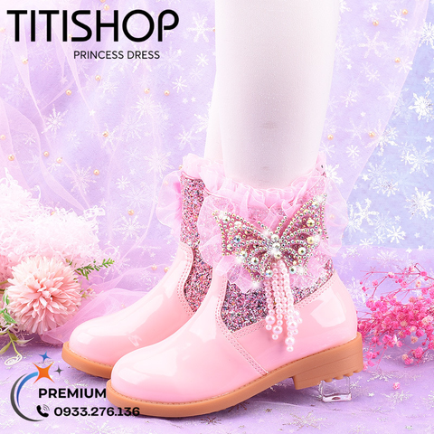 Giày Mặc Đầm Bé Gái Premium