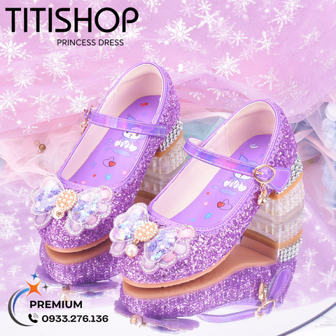 Giày Mặc Đầm Bé Gái Premium