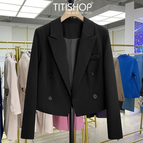 Áo Blazer Croptop Titishop ( S-XL)