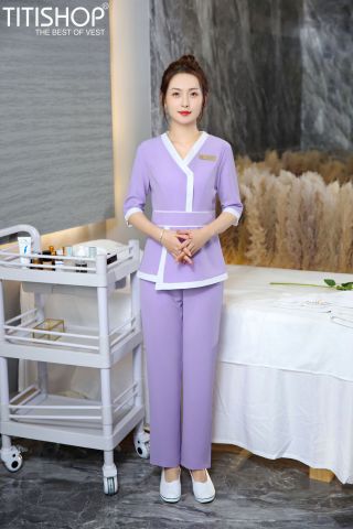 Đồng Phục Spa Thẩm Mỹ Viện DPS07 ( Đặt 5-7 Ngày )