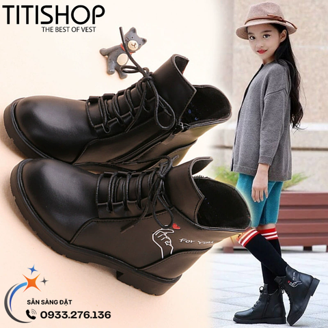 Giày Boot Bé Gái (27-37)