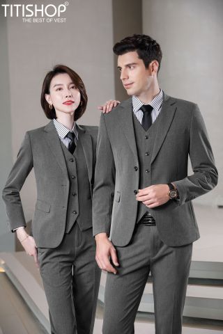 Đồng Phục Vest Titishop ( Co giãn xịn )S-6XL