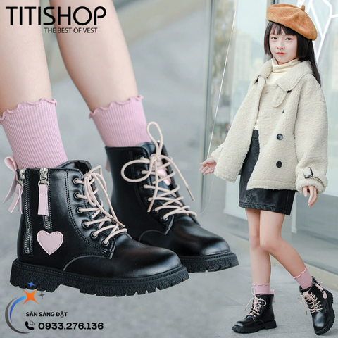 Giày Boot Bé Gái (27-37)