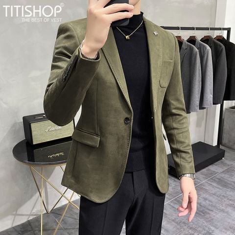 Áo Blazer DA LỘN Titishop  (M-4XL)