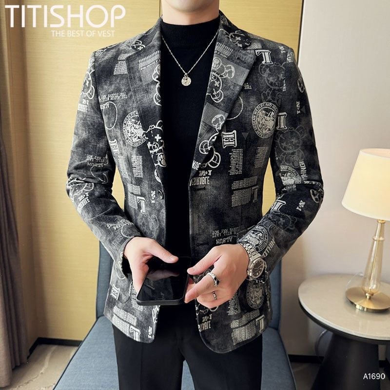 Áo Blazer Qúy Ông Titishop (M-4XL)