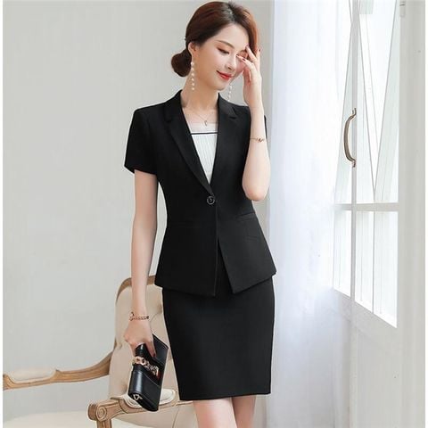 Áo vest Nữ Titishop ACC245 Đen tay ngắn