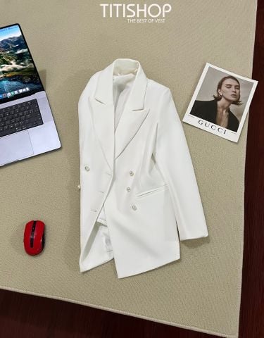 Áo Blazer Nữ Titishop BNN639 Trắng (S -XL)