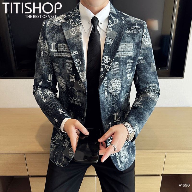 Áo Blazer Qúy Ông Titishop (M-4XL)