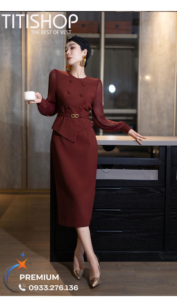 Sét Blazer Boss ,Doanh Nhân Premium