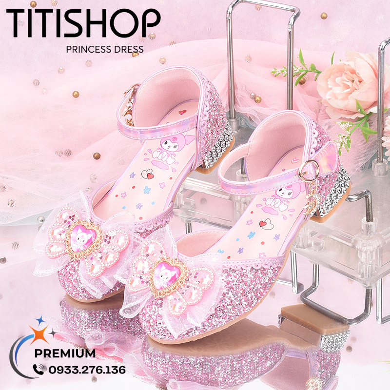 Giày Mặc Đầm Bé Gái Premium