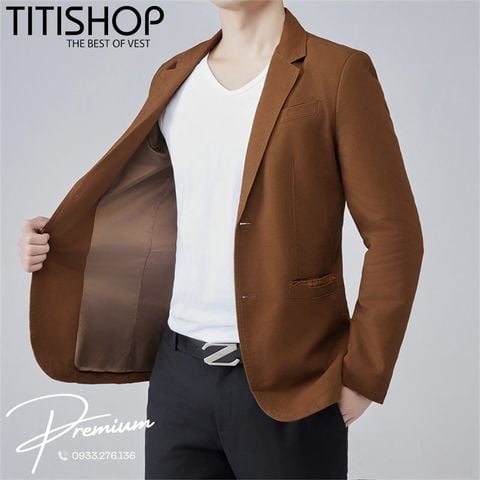 Vest Khaki Nam Premium