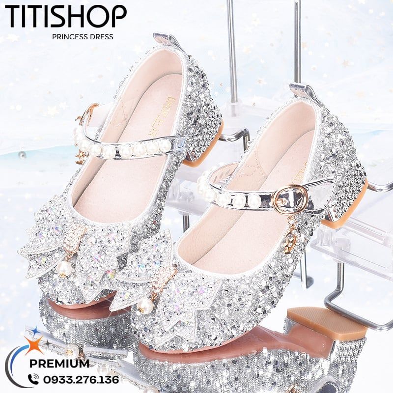 Giày Mặc Đầm Bé Gái Premium