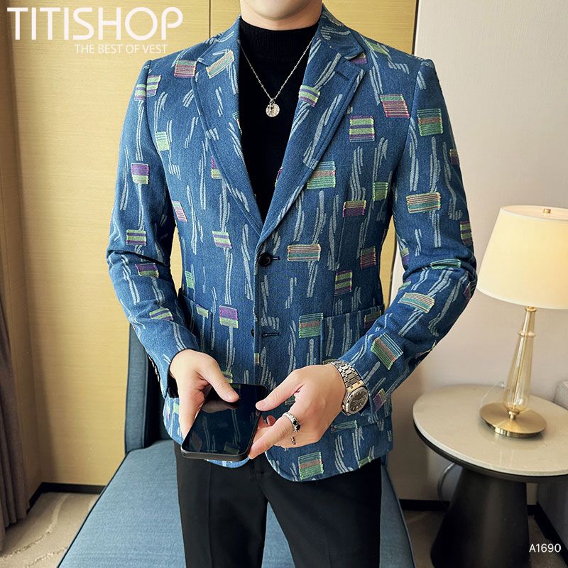 Áo Blazer Qúy Ông Titishop (M-4XL)