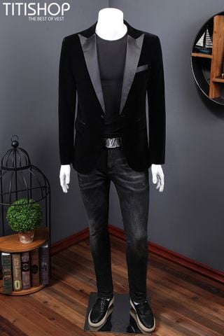 Suit Nhung Tuxedo Titishop TXD10M2 (M-4XL)