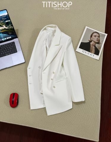 Áo Blazer Nữ Titishop BNN639 Trắng (S -XL)