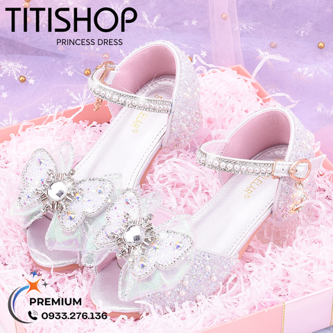 Giày Mặc Đầm Bé Gái Premium