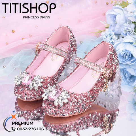 Giày Mặc Đầm Bé Gái Premium