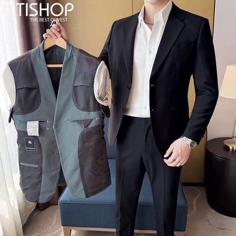 Áo Blazer Qúy Ông Titishop (M-4XL)