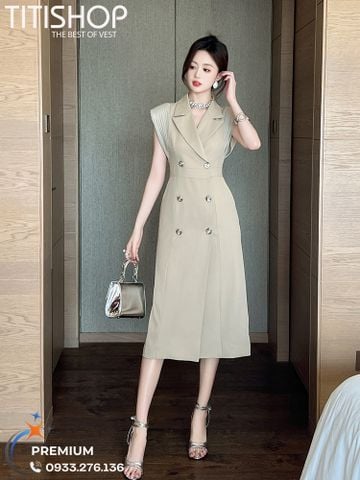 Đầm cổ Vest Nữ Titishop