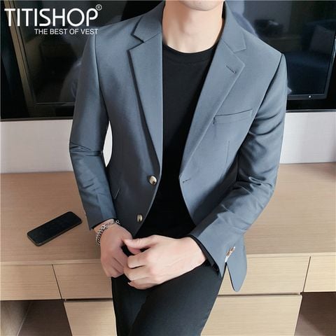 Áo Blazer Nam Titishop VN614 (M-4XL)