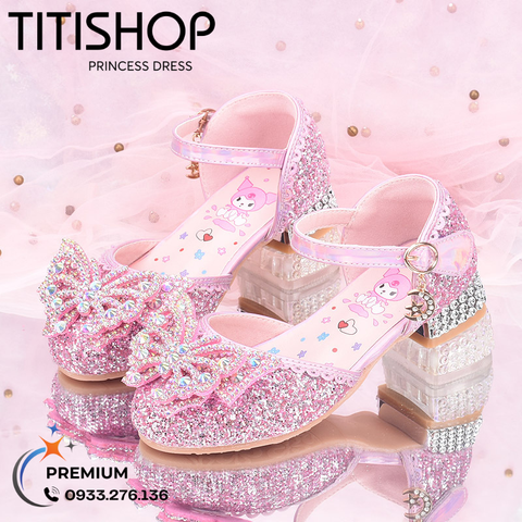 Giày Mặc Đầm Bé Gái Premium