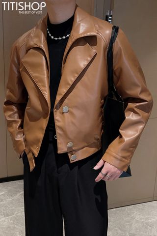 Áo Blazer Da Nam Chất Chơi  (M-3XL)