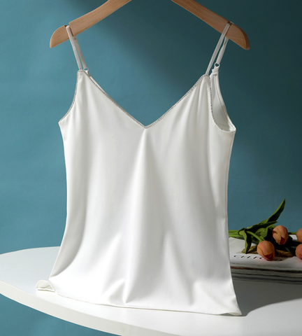 Camisole Mặc vest Titishop AOL432 Trắng