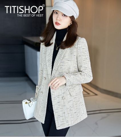 Áo Blazer Nữ Titishop BNN78 Luxury