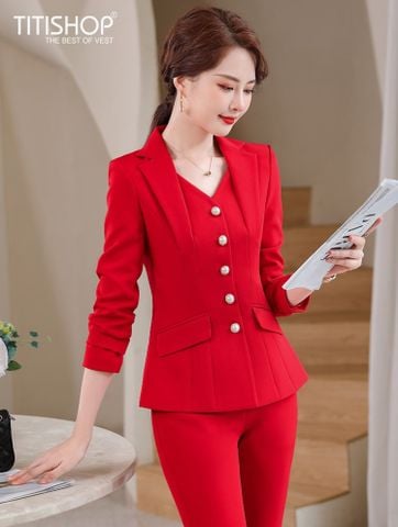 Áo vest nữ Titishop CNN230 Đỏ ( Đặt 5-7 ngày )