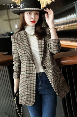 Áo Blazer Nữ Titishop BNN207 ( Đặt 5 -7 Ngày )