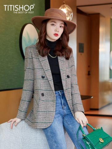 Áo Blazer Nữ Titishop BNN188 ( Đặt 5 -7 Ngày )