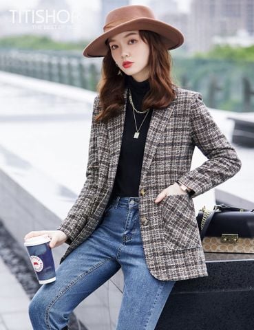 Áo Blazer Nữ Titishop BNN196 ( Đặt 5 -7 Ngày )