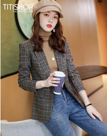 Áo Blazer Nữ Titishop BNN198 ( Đặt 5 -7 Ngày )