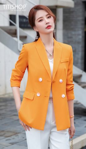 Áo Blazer Nữ Titishop BNN261 vàng ( Đặt 5 -7 Ngày )