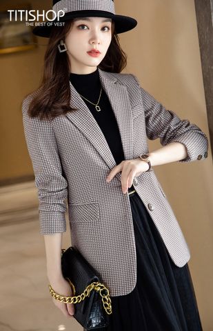 Áo Blazer Nữ Titishop BNN268  ( Đặt 5 -7 Ngày )