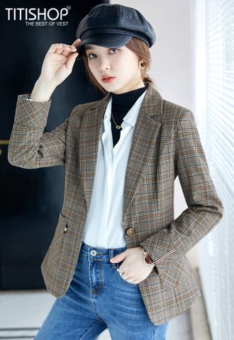 Áo Blazer Nữ Titishop BNN270 ( Đặt 5 -7 Ngày )