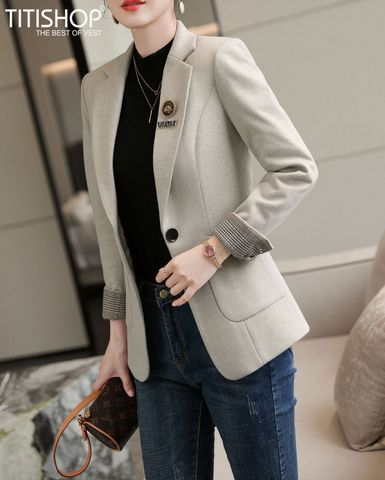 Áo Blazer Nữ Titishop BNN405 (Đặt 5 -7 Ngày )