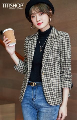 Áo Blazer Nữ Titishop BNN390 (Đặt 5 -7 Ngày )