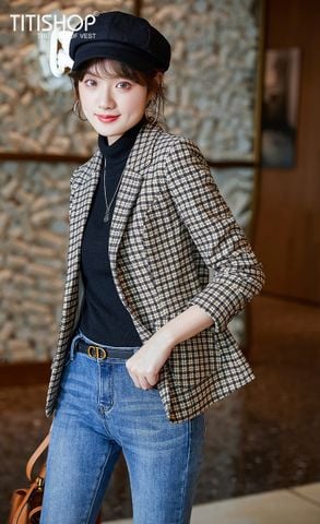 Áo Blazer Nữ Titishop BNN390 (Đặt 5 -7 Ngày )