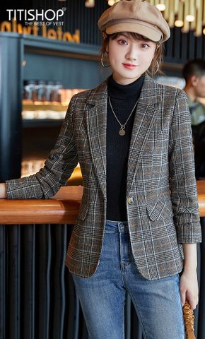 Áo Blazer Nữ Titishop BNN382 (Đặt 5 -7 Ngày )