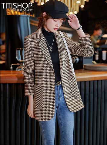 Áo Blazer Nữ Titishop BNN368 (Đặt 5 -7 Ngày )