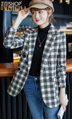 Áo Blazer Nữ Titishop BNN379  (Đặt 5 -7 Ngày )