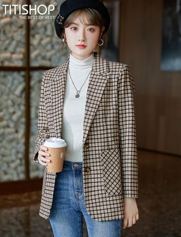 Áo Blazer Nữ Titishop BNN367  (Đặt 5 -7 Ngày )