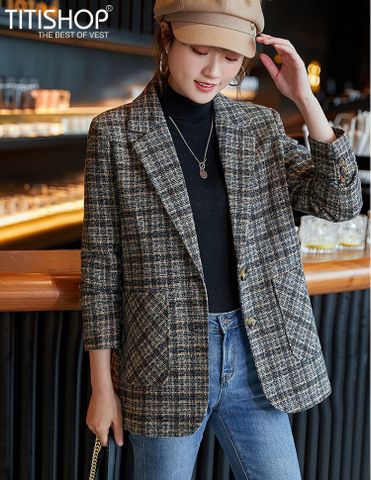 Áo Blazer Nữ Titishop BNN378  (Đặt 5 -7 Ngày )