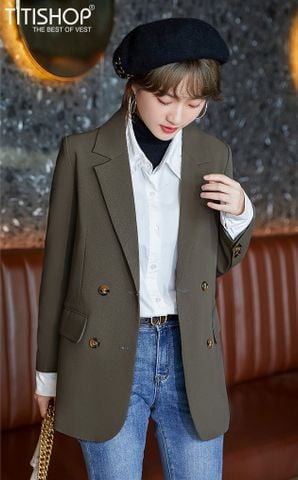 Áo Blazer Nữ Titishop BNN372 (Đặt 5 -7 Ngày )