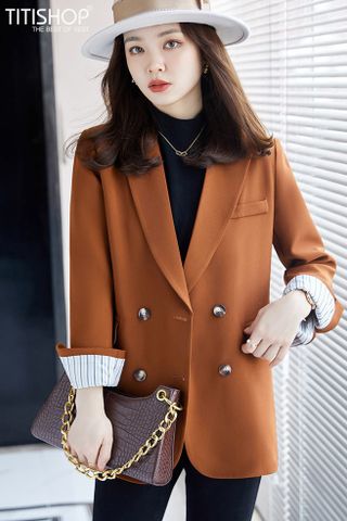 Áo Blazer Nữ Titishop BNN298 đen (Đặt 5 -7 Ngày )