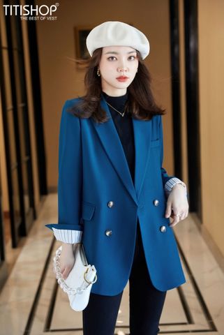 Áo Blazer Nữ Titishop BNN298 (Đặt 5 -7 Ngày )